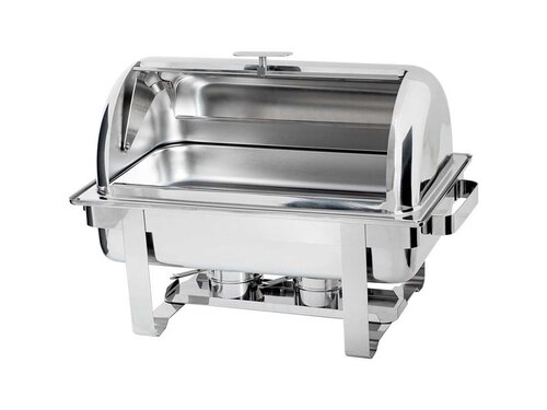 Roll-Top Chafing Dish, GN 1/1, Roll-Top Deckel 90-Winkel, BTH 660 x 335 x 400 mm