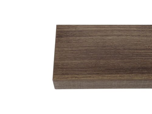 Tischplatte quadratisch, vorgebohrt, Eiche rustikal, BTH 600 x 600 x 48 mm
