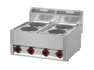 REDFOX SP 60 ELS Elektroherd, 4 Kochplatten � 180 mm, 8...