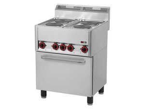 REDFOX SPT 60 ELS Elektroherd mit Backofen, 4 Kochstellen...