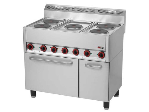 REDFOX SPT 90/5 ELS Elektroherd mit Backofen, 5...