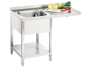 Edelstahl Sp�lzentrum PREMIUM, 1 Becken links,...