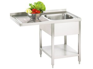 Edelstahl Sp�lzentrum PREMIUM, 1 Becken rechts,...