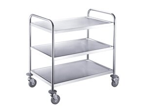 vaiotec EASYLINE Servier-/Transportwagen aus Edelstahl...