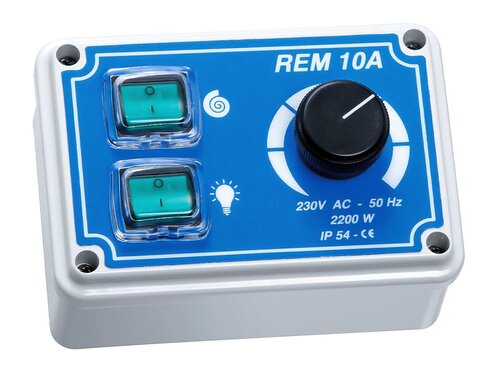 Wandhaube PREMIUM, Motor & Regler, Edelstahl, Neonbeleuchtung, BTH 1200 x 700 x 450 mm