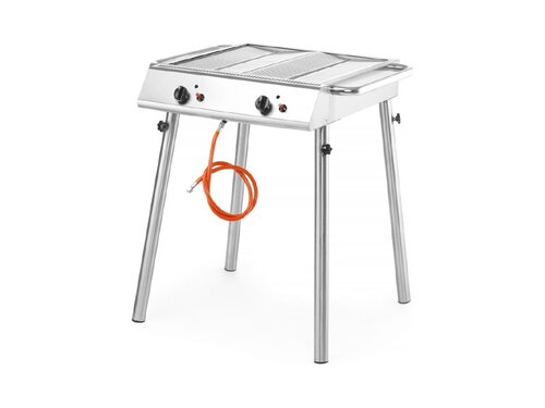 HENDI Xantos Grill, 2 Brenner, 9,5 kW, BTH 770 x 710 x 870 mm