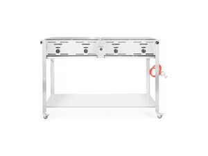 Hendi Grill-Master Quattro Gasgrill, 22 kW, mit Rollen,...
