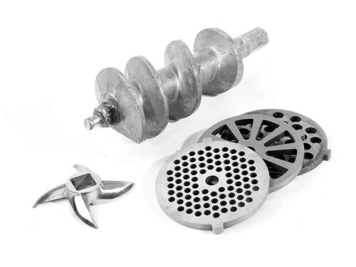 Hendi Fleischwolf 198, mit Aluminium Schnecke, Inklusive 2x  65,8 mm Scheiben