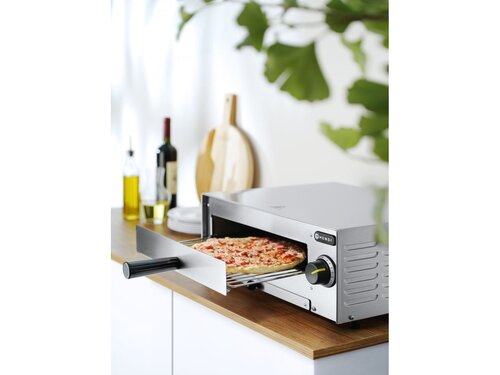 Elektro Pizzaofen mit 1 Backkammer fr 1 Pizza  30 cm, BTH 480 x 420 x 195mm