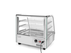 Hendi Warmhaltevitrine, 2 Schiebetren, Edelstahl, 160...