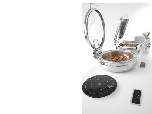 Fine Dine Induktionsheizplatte, rund � 245 mm, 10 Heizstufen, 0,8 kW