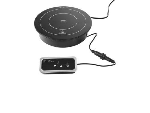 Fine Dine Induktionsheizplatte, rund � 245 mm, 10 Heizstufen, 0,8 kW