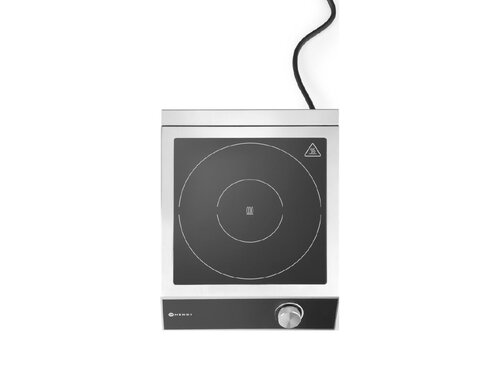 HENDI Induktionskocher 3500M, 3,5 kW, stufenlos verstellbar, BTH 146 x 497 x 391 mm