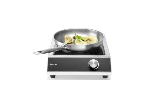 HENDI Induktionskocher 3500M, 3,5 kW, stufenlos verstellbar, BTH 146 x 497 x 391 mm