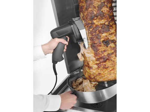Hendi Kitchen Line Elektrisches Kebabmesser, 2600 U/Min, 60 kg/h, Messer  100 mm