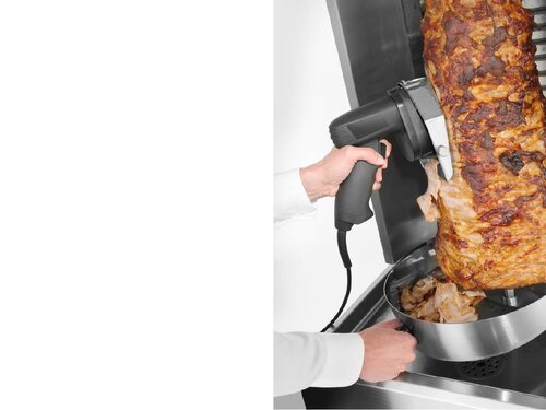 Hendi Kitchen Line Elektrisches Kebabmesser, 2600 U/Min, 60 kg/h, Messer � 100 mm