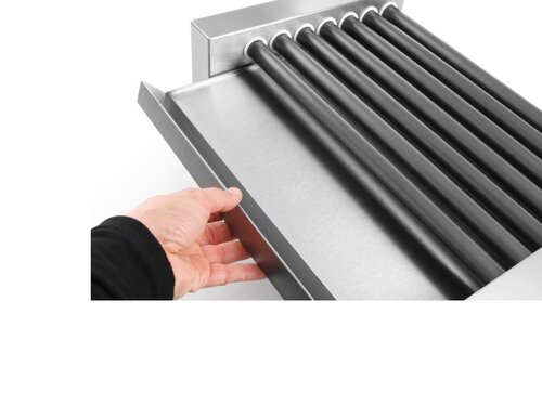 Hendi Rollengrill Elektro, 1 Zone, 9 Rollen, Auftischger�t, 230V 0,94kW, BTH 520 x 400 x 175 mm