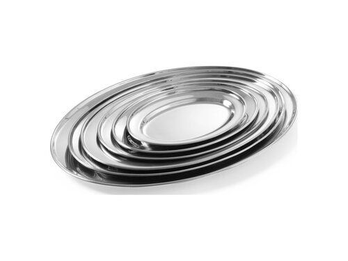 HENDI Serviertablett oval, 350x240mm, BTH 25 x 347 x 243 mm
