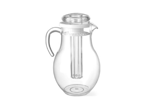 HENDI Krug mit Eiswrfelkhlung, 3L