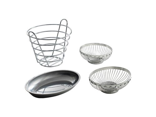 HENDI Obstkorb aus verchromtem Draht