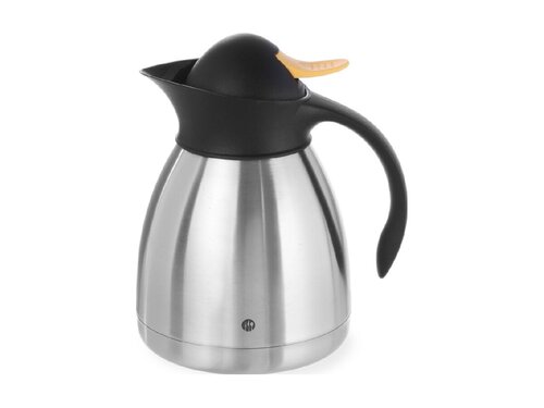 HENDI Isolierkanne 1 Liter, doppelwandiger Edelstahl