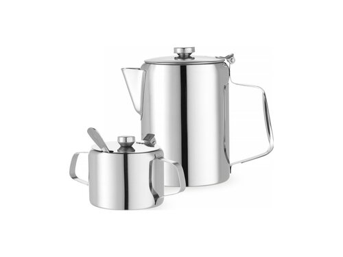 HENDI Zuckerdose mit Klappdeckel, 0,3 Liter