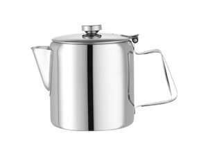 HENDI Kaffee-/Teekanne mit Klappdeckel 0,9 Liter