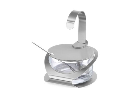 HENDI Kse-/Zuckerdose, mit Glasbehlter