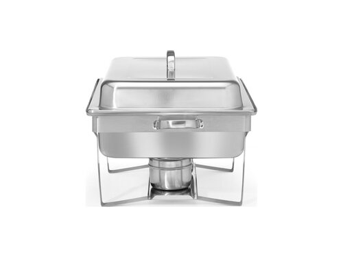 Hendi Fiora Chafing Dish, GN 1/1, bis zu 100 mm tief, Inhalt 9 Liter, 2 Brennpastenbeh�lter