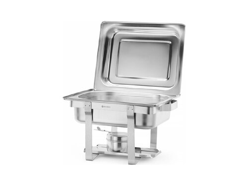Hendi Economic Chafing Dish, GN 1/2, bis 65 mm tief, 4,5 Liter, 1 Brennpastenbeh�lter
