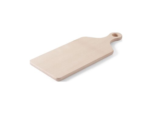 Hendi Schneidbrett aus Buchenholz mit Griff, BTH 390 x 160 x 13 mm