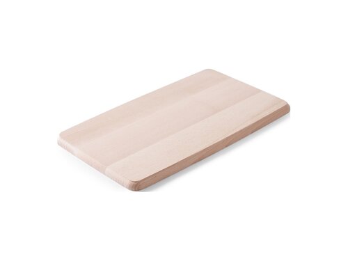 Hendi Tranchierbrett aus Buchenholz, mit Saftrille, BTH 390 x 230 x 16 mm