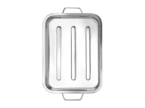 Hendi Br�ter, aus Edelstahl, mit Griffen, BTH 310 x 240 x 50 mm