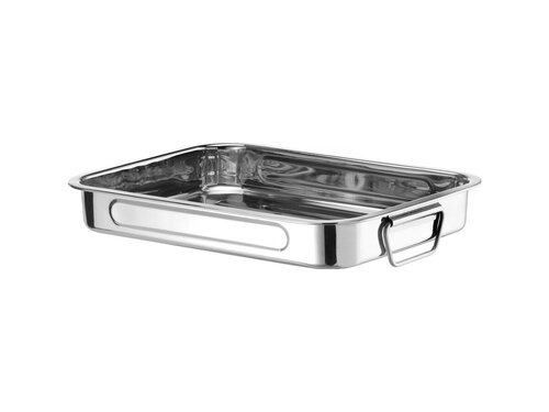 Hendi Br�ter, aus Edelstahl, mit Griffen, BTH 385 x 275 x 60 mm