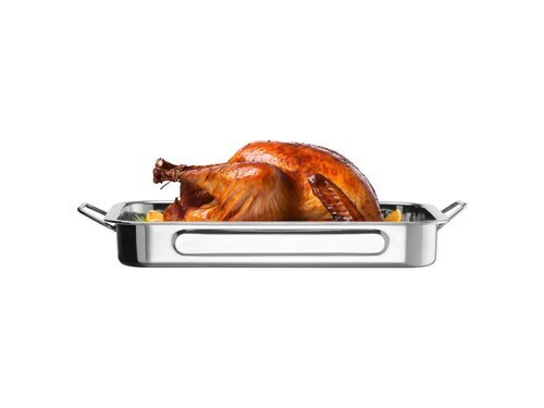 Hendi Br�ter, aus Edelstahl, mit Griffen, BTH 385 x 275 x 60 mm