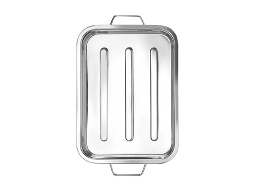 Hendi Br�ter, aus Edelstahl, mit Griffen, BTH 430 x 310 x 60 mm