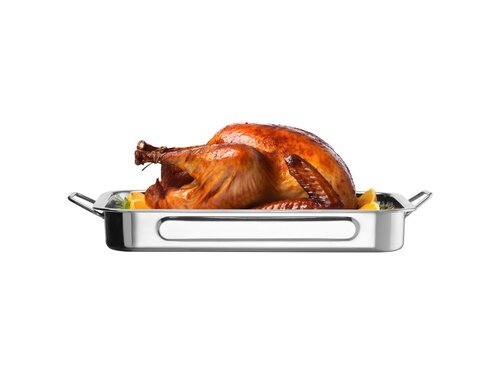 Hendi Br�ter, aus Edelstahl, mit Griffen, BTH 430 x 310 x 60 mm