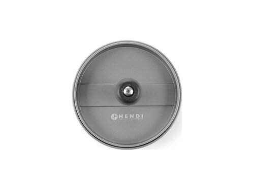 Hendi Hamburgerpresse fr Patties mit  115 mm, mit Antihaft-Beschichtung