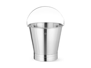 HENDI Eimer mit verst�rktem Boden, 7 Liter, abgestuft, Wei�