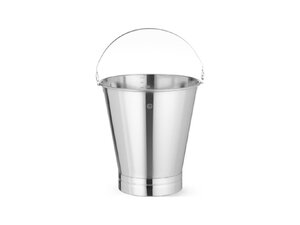 HENDI Eimer mit verstrktem Boden, 10 Liter, abgestuft, Wei