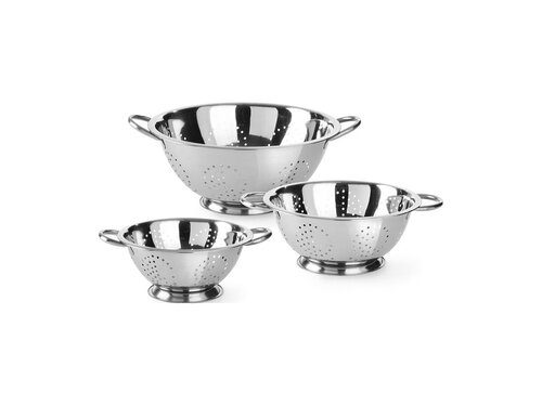 Hendi Kitchen Line Seiher aus Edelstahl, � 340 mm, H�he 160 mm