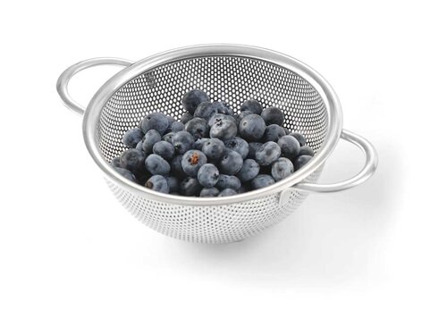 Hendi Gem�sesieb mit Griffen und Untersatz, � 285 mm, H�he 100 mm