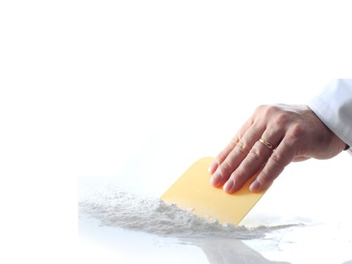 Hendi Teigschneider, trapezfrmig, aus Polypropylen, 3 Stck, Lnge 216 mm