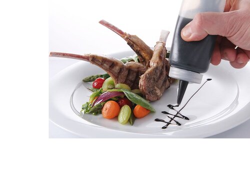 HENDI Spenderflaschen, 0,35 Liter, transparent