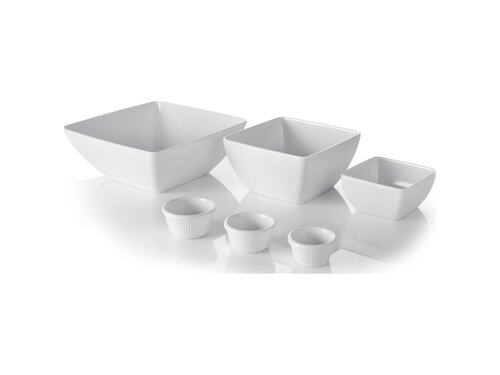 HENDI Sch�ssel, quadratisch, wei�