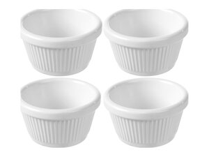 Fine Dine Auflauffrmchen, 4 Stk, 50 ml, Geriffelt
