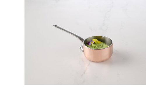 HENDI Miniatur Kasserolle mit Ausgie�er aus Edelstahl