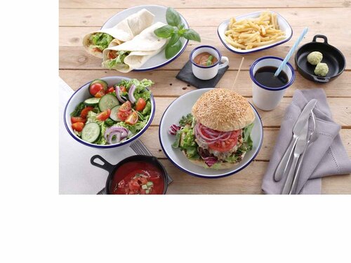 HENDI Teller, tief, abriebfest