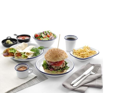 HENDI Teller, tief, abriebfest