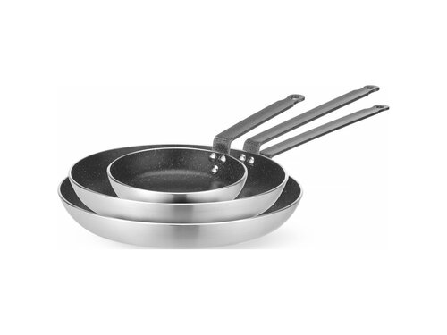 Hendi Bratpfanne mit Marmor-Antihaftbeschichtung, f�r alle Herdarten, � 200 mm, H�he 40 mm